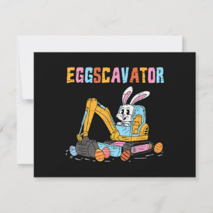 Carte Eggscavator Chasse aux Oeufs de Pâques Camions de 