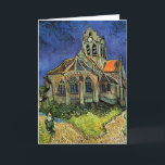 Carte Eglise à Auvers-sur-Oise par Vincent van Gogh<br><div class="desc">L'église d'Auvers par Vincent van Gogh est une peinture architecturale de post impressionnisme d'art vintage. Vue extérieure d'une église aux vitraux et personnage se dirigeant vers la Chapelle par un chemin pavé. À propos de l'artiste : Vincent Willem van Gogh (1853-1890) fut l'un des peintres Post impressionnistes les plus célèbres...</div>