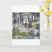 Carte Église à Cassone, Gustav Klimt (Fleur jaune)