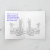 Carte Église Ancienne Angleterre Rétro (Intérieur)