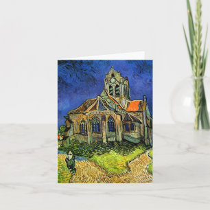 Carte Église d'Auvers Van Gogh