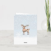 Carte Église de Noël Religieux (Dos)