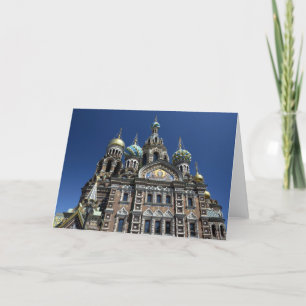 Carte Église de St Petersburg, Russie