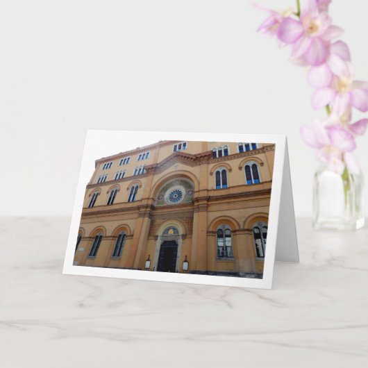 Carte Église évangélique vaudoise, Rome, Italie (Orchidée)