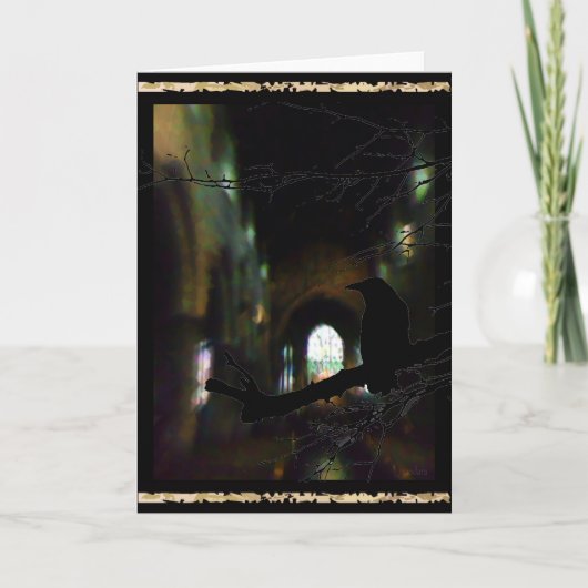 Carte Église foncée et Raven (Devant)