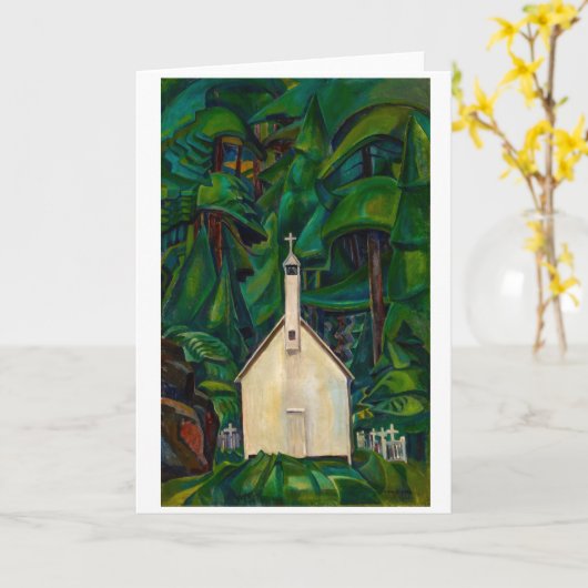 Carte Église indienne | Emily Carr | (Fleur jaune)