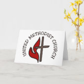 Carte Église méthodiste unie (Fleur jaune)