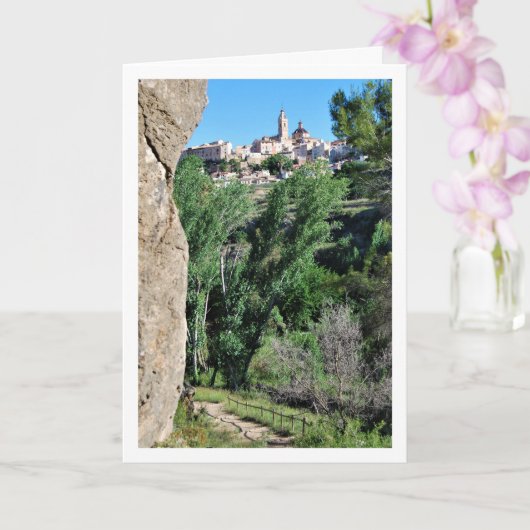 Carte Église Notre-Dame de Los Angeles, Chelva, Espagne (Orchidée)