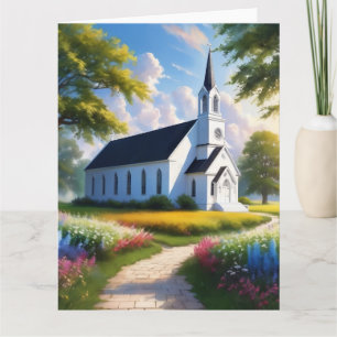 Carte Église pittoresque dans le pays