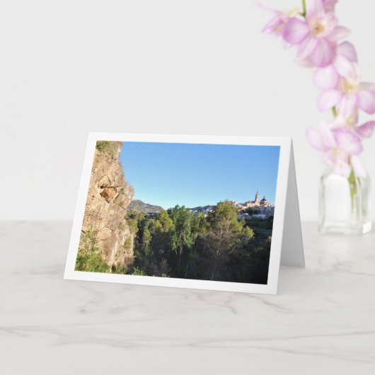 Carte Église Ruta del Agua Vue, Chelva, Valence (Orchidée)