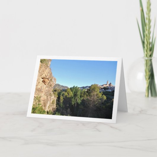 Carte Église Ruta del Agua Vue, Chelva, Valence (Devant)