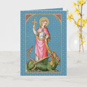 Carte Église Saint-Margaret d'Antioch (OUA 038) Blank Gr (Fleur jaune)