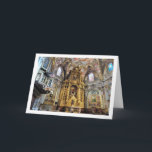 Carte Église San Nicolás de Valence<br><div class="desc">L'église San Nicolás à Valence City Greeting Card. Vous pouvez facilement customiser ce produit gratuitement si vous souhaitez ajouter du libellé ou changer la couleur du arrière - plan.</div>