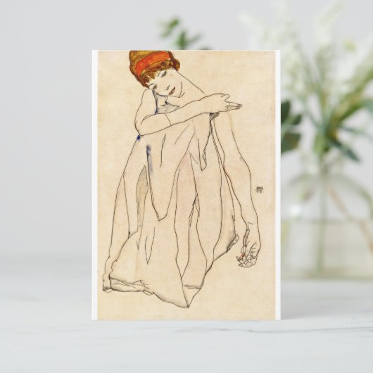 Carte Egon Schiele - Danseur (Debout devant)
