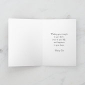 Carte Eid, Joyeux Et Joyeux Aïd, (Intérieur)