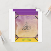 CARTE EID MUBARAK  (Devant/Arrière en situation)