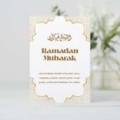 Carte Eid Mubarak Greeting (Debout devant)