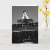 Carte Eiffel au ciel (Fleur jaune)