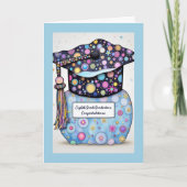 Carte Eighth Grade Graduation Mostly Blue (Devant)