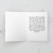 Carte Eighth Grade Graduation Mostly Blue (Intérieur)