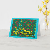 Carte EL Cinco De Mayo d'es ! Canta, Baila, Celebra (Fleur jaune)