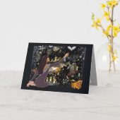 Carte El Dia de Los Muertos ! (Fleur jaune)