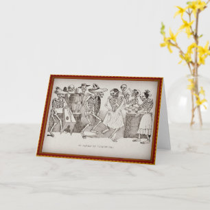 Carte El Jarabe en Ultratumba Dia De Los Muertos