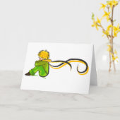 Carte El principito (Fleur jaune)