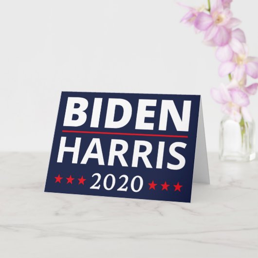 Carte Election 2020 - Biden Harris II (Orchidée)