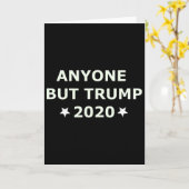 Carte Élection anti-trump 2020 N'importe qui d'autre que (Fleur jaune)