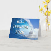 Carte Élection Tsunami Bleu 2026 (Fleur jaune)