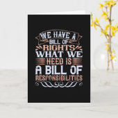 Carte Élections américaines - Nous avons une déclaration (Fleur jaune)