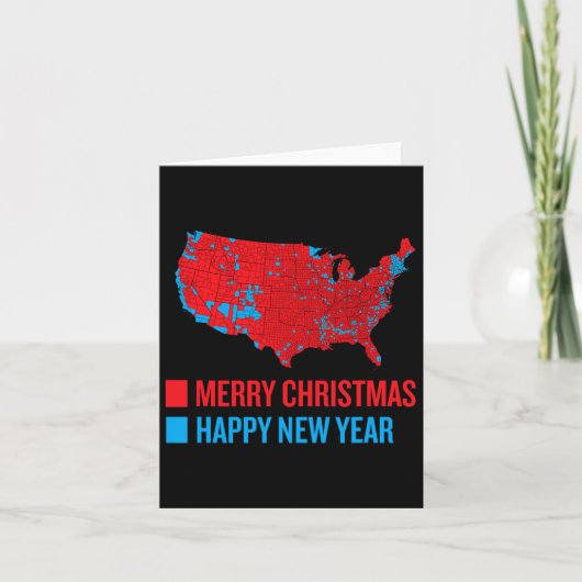 Carte électorale exacte Joyeux Noël Joyeux Nouvel (Devant)