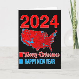 Carte électorale précise de 2024 Joyeux Noël Bonne