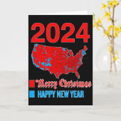 Carte électorale précise de 2024 Joyeux Noël Bonne (Fleur jaune)