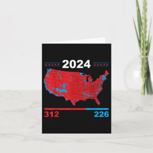 Carte électorale Trump 312 Red Résultats des élect