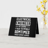 Carte Electrical engineer (Fleur jaune)