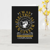 Carte Electrician Gift (Fleur jaune)