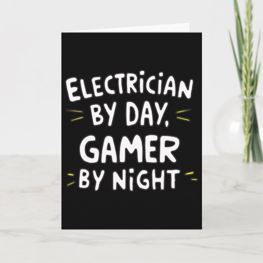 Carte Électricien (Devant)
