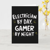 Carte Électricien (Fleur jaune)