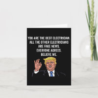 Électricien drôle de Trump