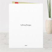 Carte Électrocardiogramme Coeur Rouge S'En Sortir Bientô (Dos)