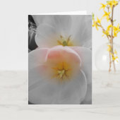 Carte Élégance (Fleur jaune)