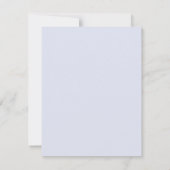 Carte Élégance Abstraite : Lys calla violets à l'aquarel (Dos)