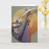 CARTE ÉLÉGANCE COURONNE #3 (Fleur jaune)