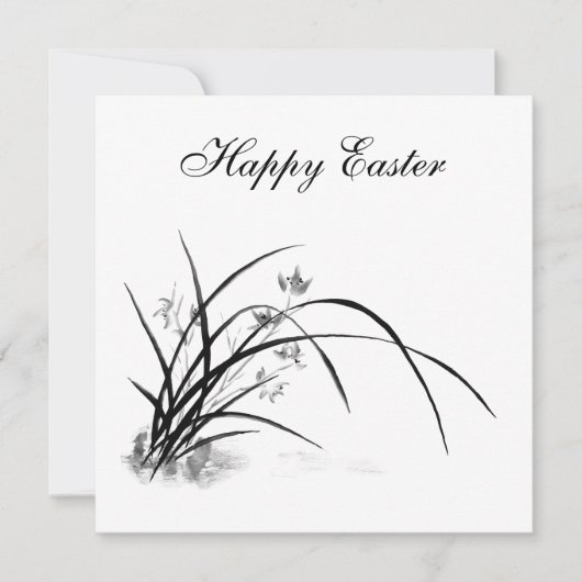 Carte Élégance de l'Orchidée (Devant)