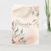 Carte Élégance florale (Dos)