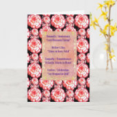 Carte Elegance Framed in Bloom (Fleur jaune)