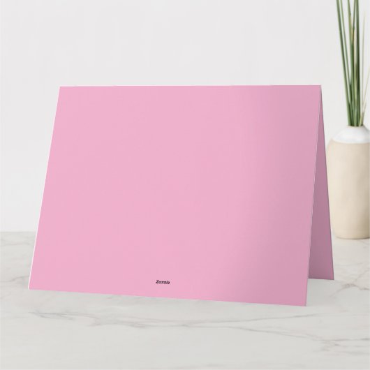 Carte Élégance rose (Dos)