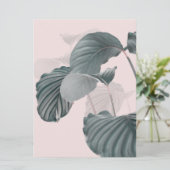 Carte Élégance tropicale au Pastel (Debout devant)